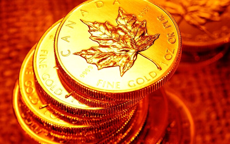 Stack of Gold Coins — Dramatic