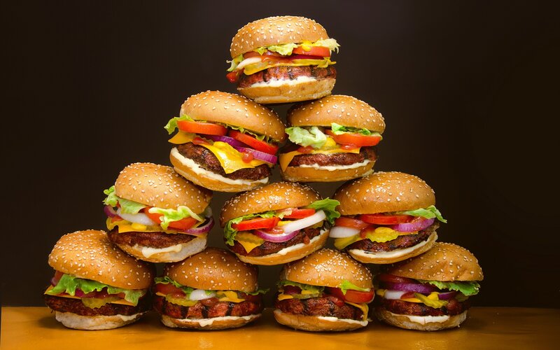 Stack of Hamburgers