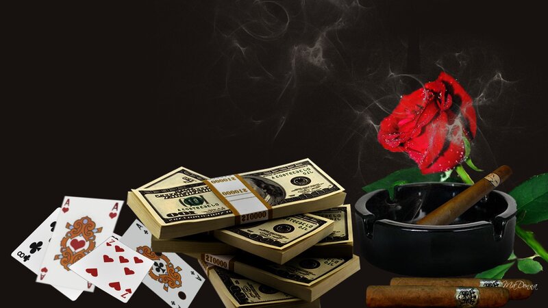 Stack of Money and Cards