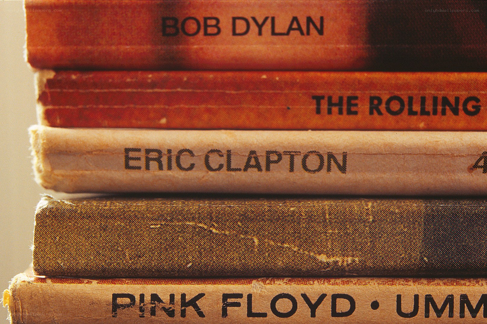 stack of music books