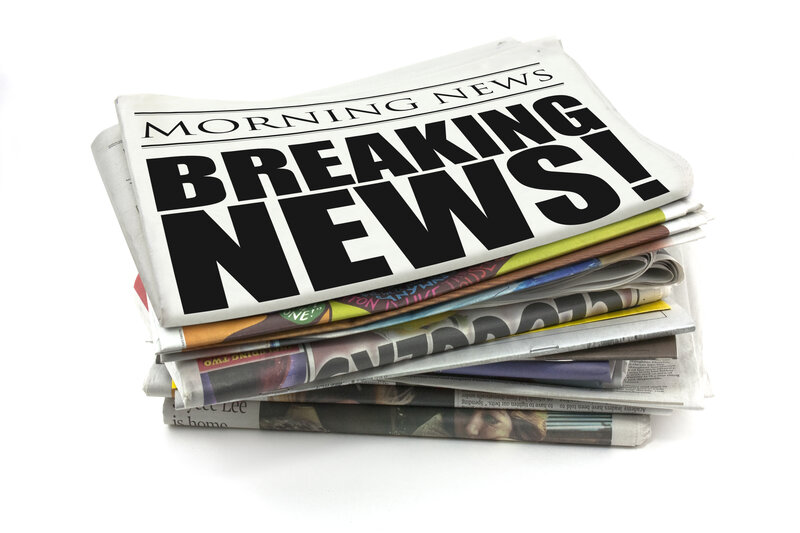 Stack of Newspapers — White, Neutral
