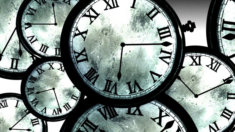 Stack of Old Clocks