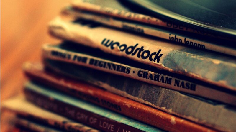 stack of old music books
