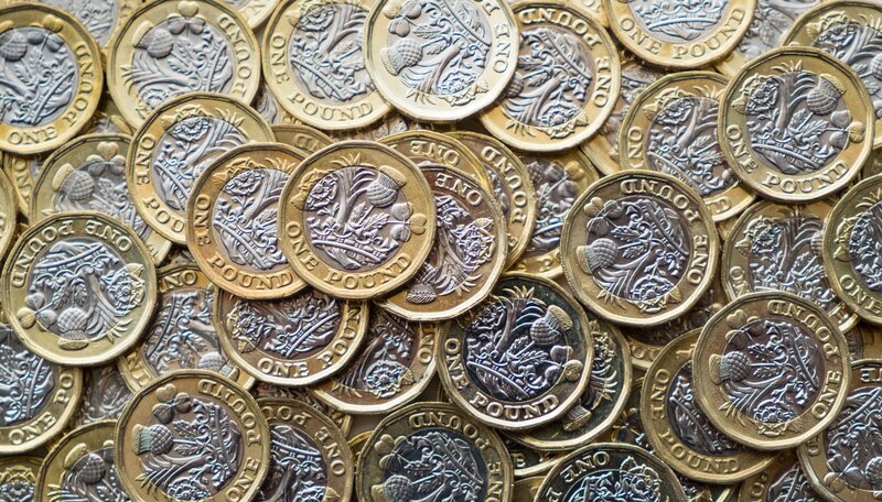 Stack of One Pound Coins