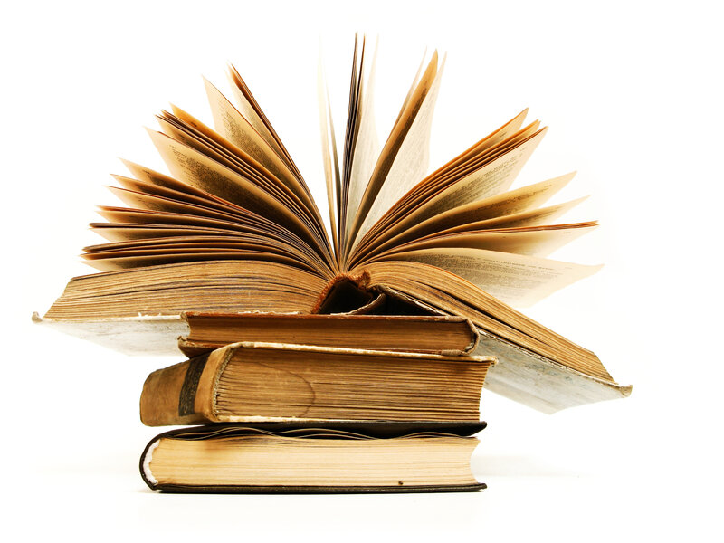 Stack of Open Books