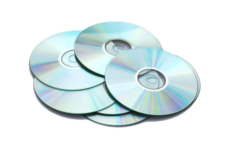 stack of optical discs