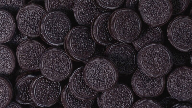 Stack of Oreo Cookies — Black