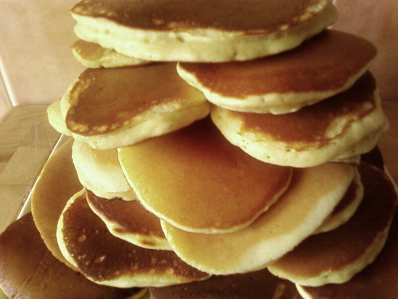 Stack of Pancakes — Brown, Appetizing, Photograph, Plate