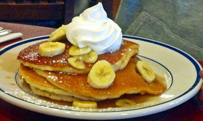 Stack of Pancakes — Brown, Appetizing, Photograph, Whipped Cream