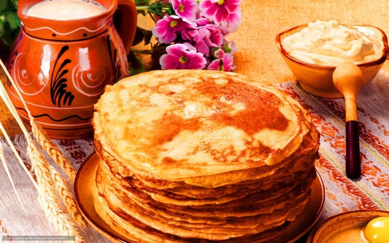 Stack of Pancakes — Brown, Homely, Photograph, Pitcher