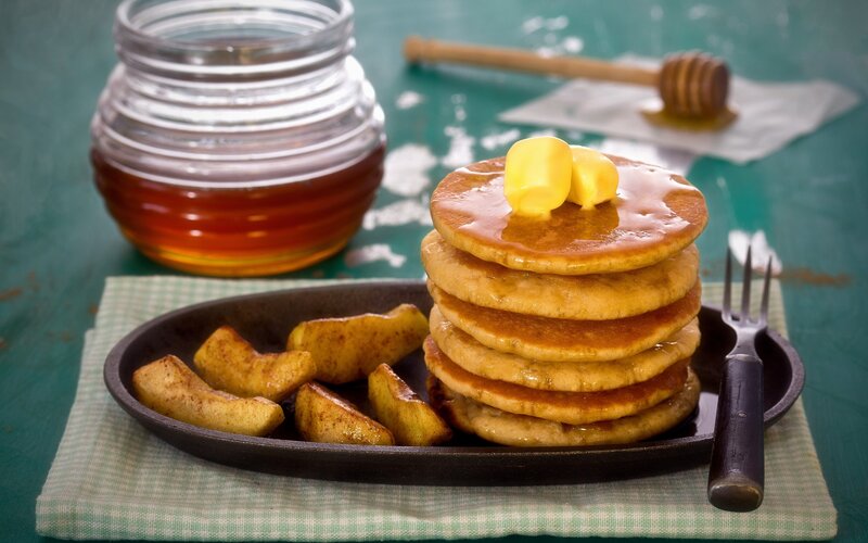 Stack of Pancakes — Green