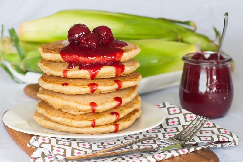 Stack of Pancakes — White, Appetizing, Morning, Photograph