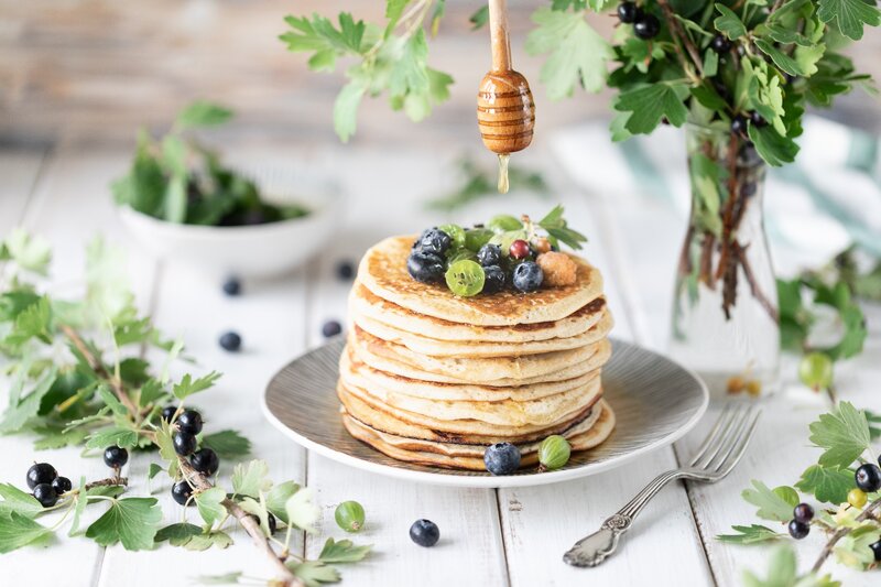 Stack of Pancakes — White, Serene