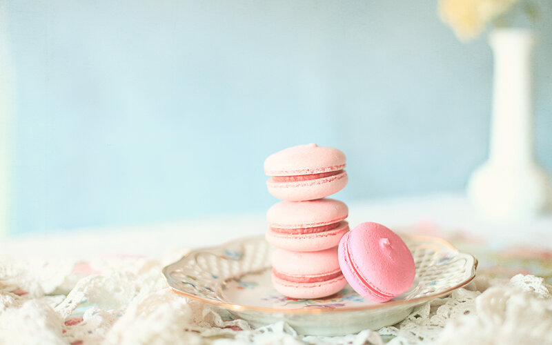 Stack of Pink Macarons — Serene