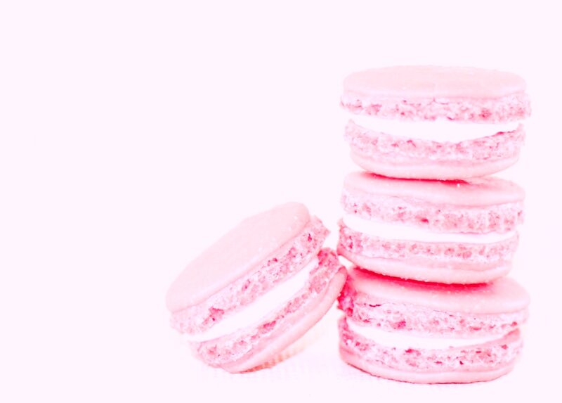 Stack of Pink Macarons