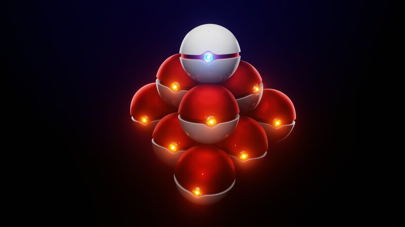Stack of Poké Balls
