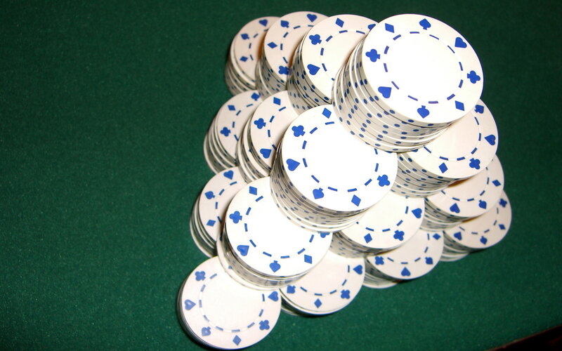 stack of poker chips