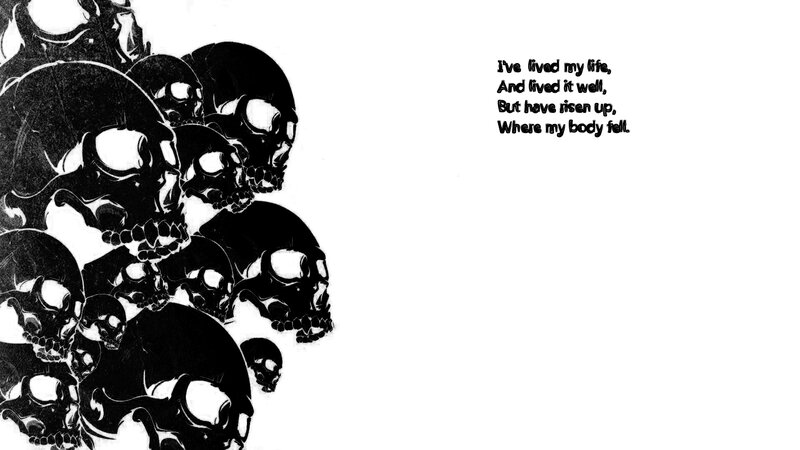 Stack of Skulls — Black, Dark