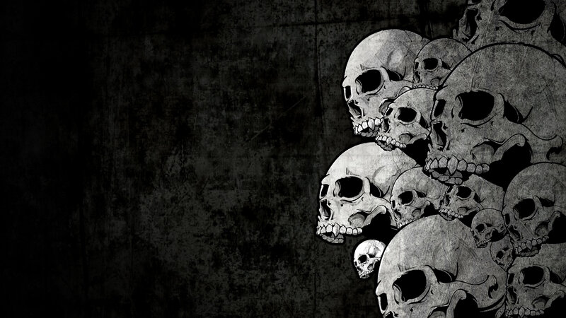 Stack of Skulls — Black