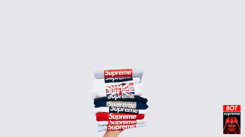 Stack of Supreme T-shirts