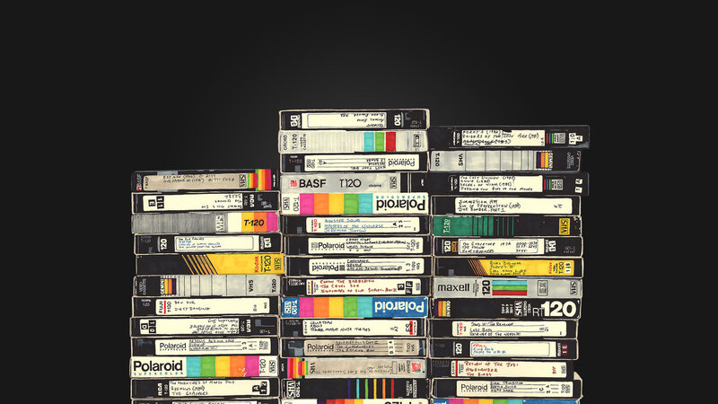 Stack of VHS Tapes