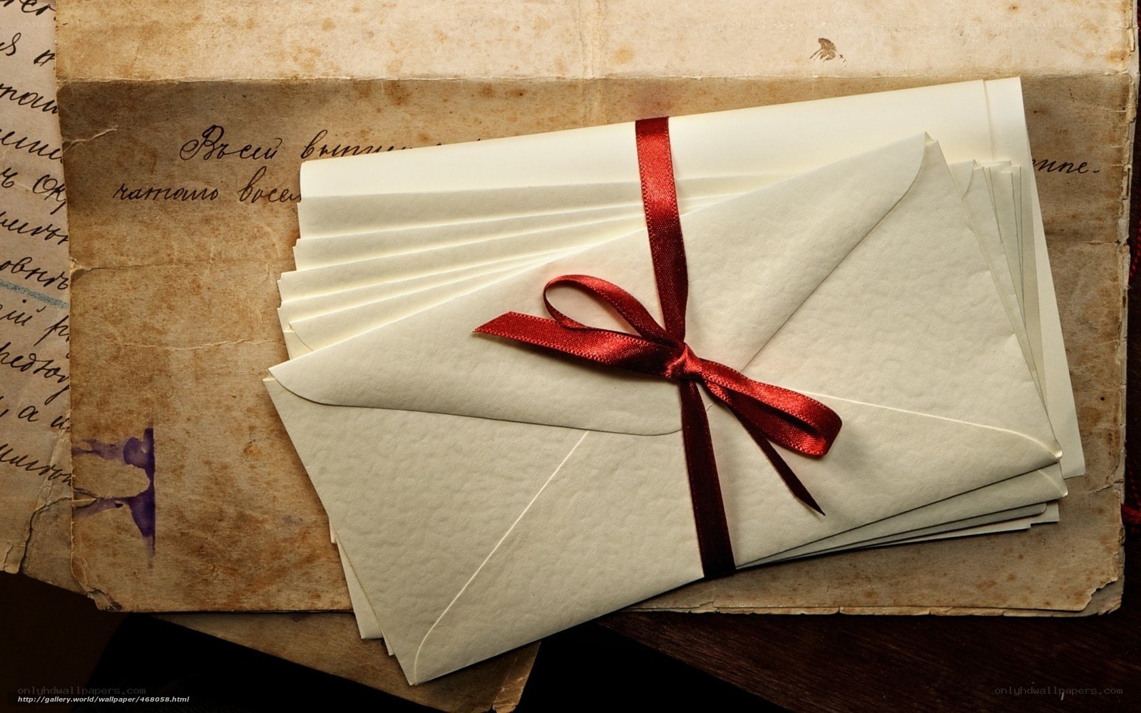 stack of vintage letters