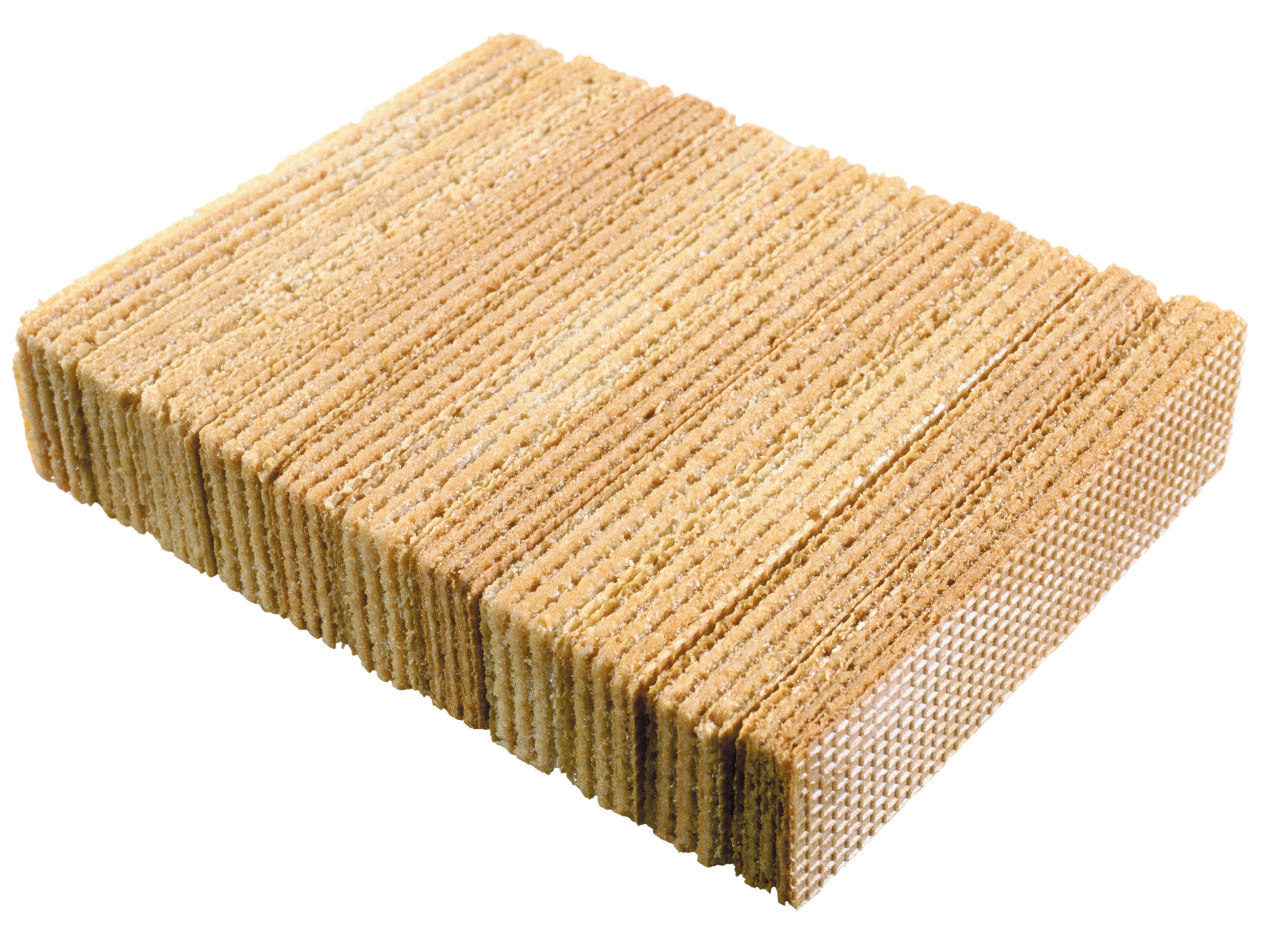 stack of wafer cookies