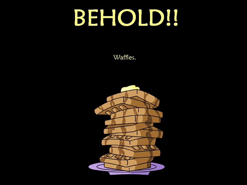 stack of waffles