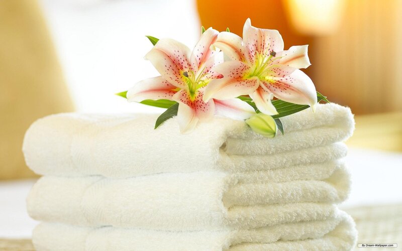 Stack of White Towels