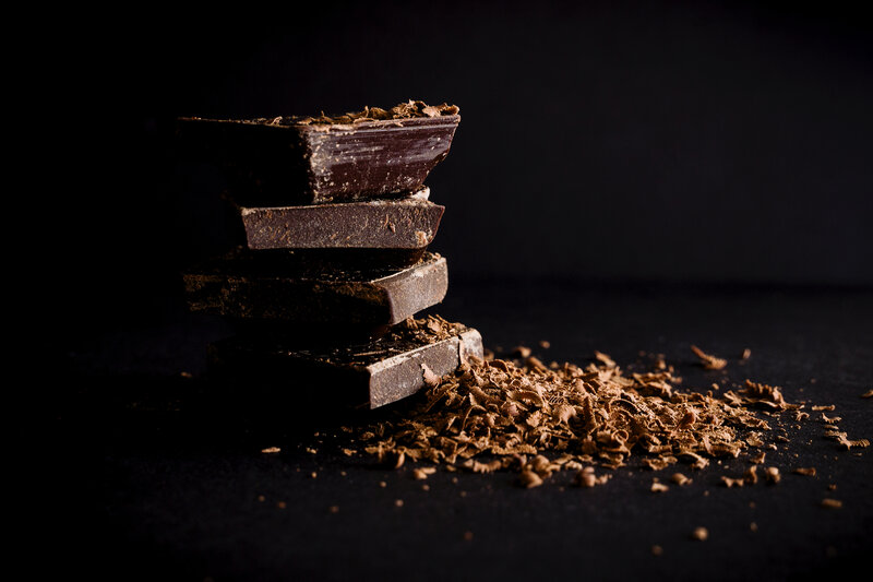 Stacked Chocolate Bars — Black