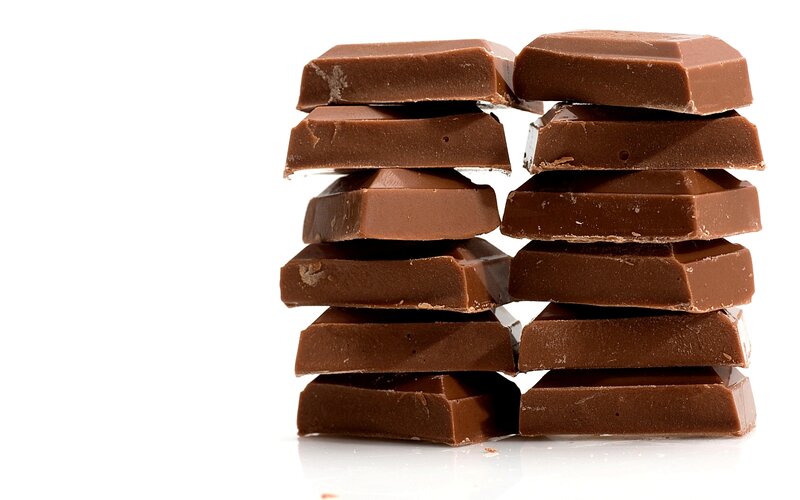 Stacked Chocolate Bars — Brown, Neutral, Photograph