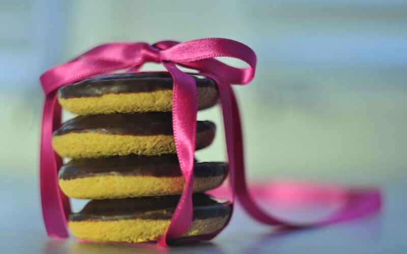 Stacked Chocolate Cookies