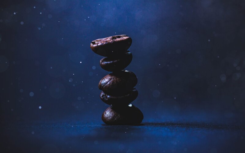 Stacked Coffee Beans