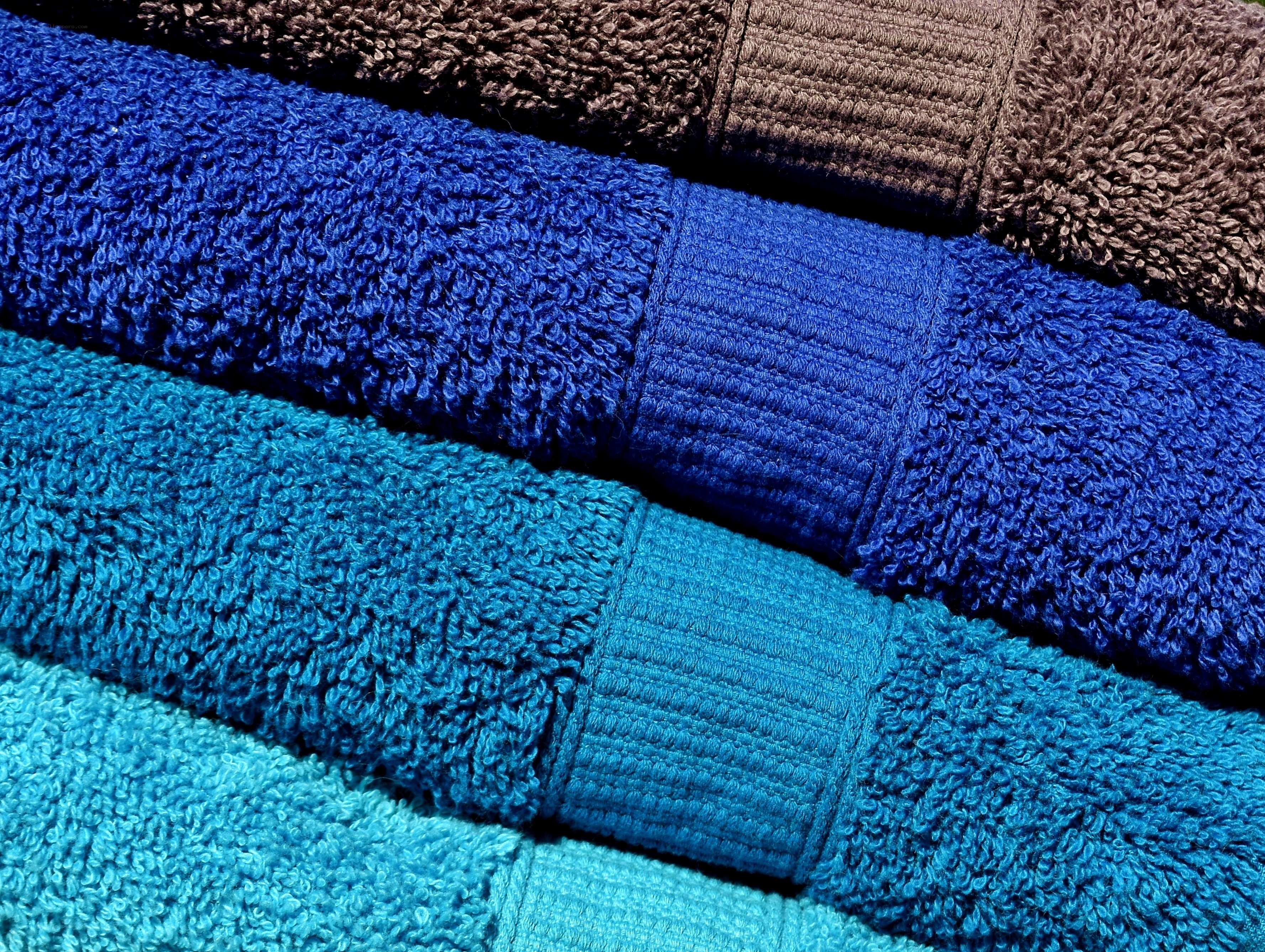 stacked colorful towels