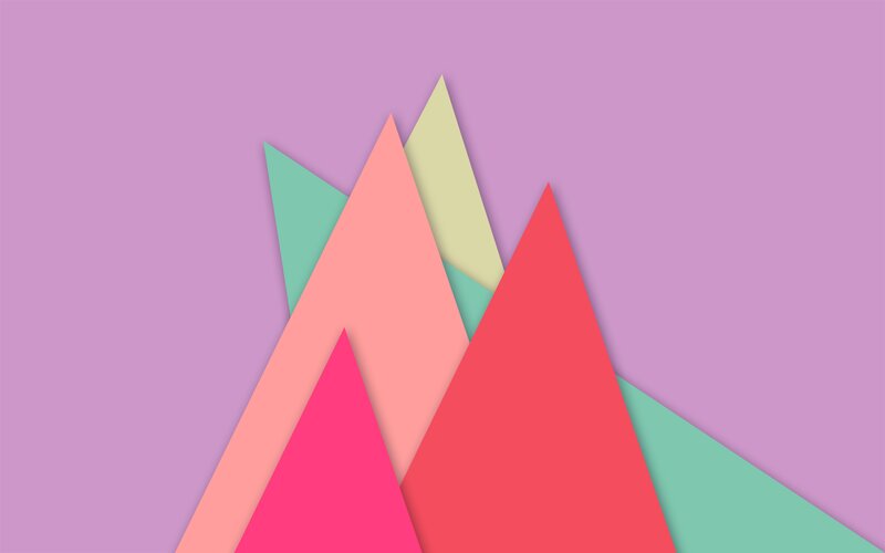Stacked Colorful Triangles