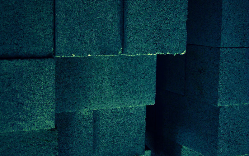 stacked concrete blocks