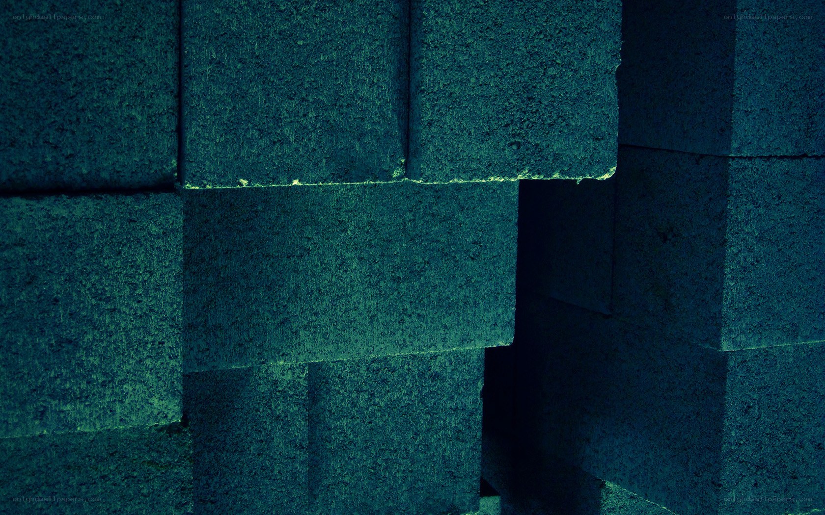 stacked concrete blocks