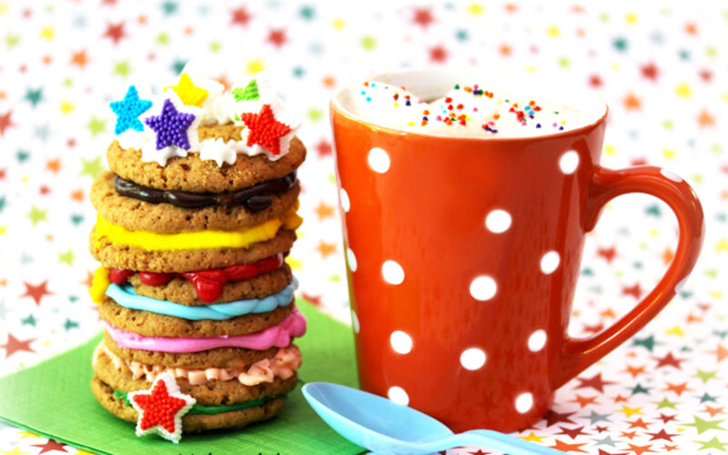 Stacked Cookie Dessert