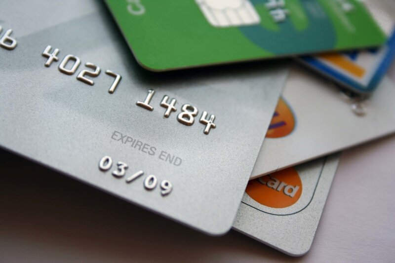 stacked credit cards