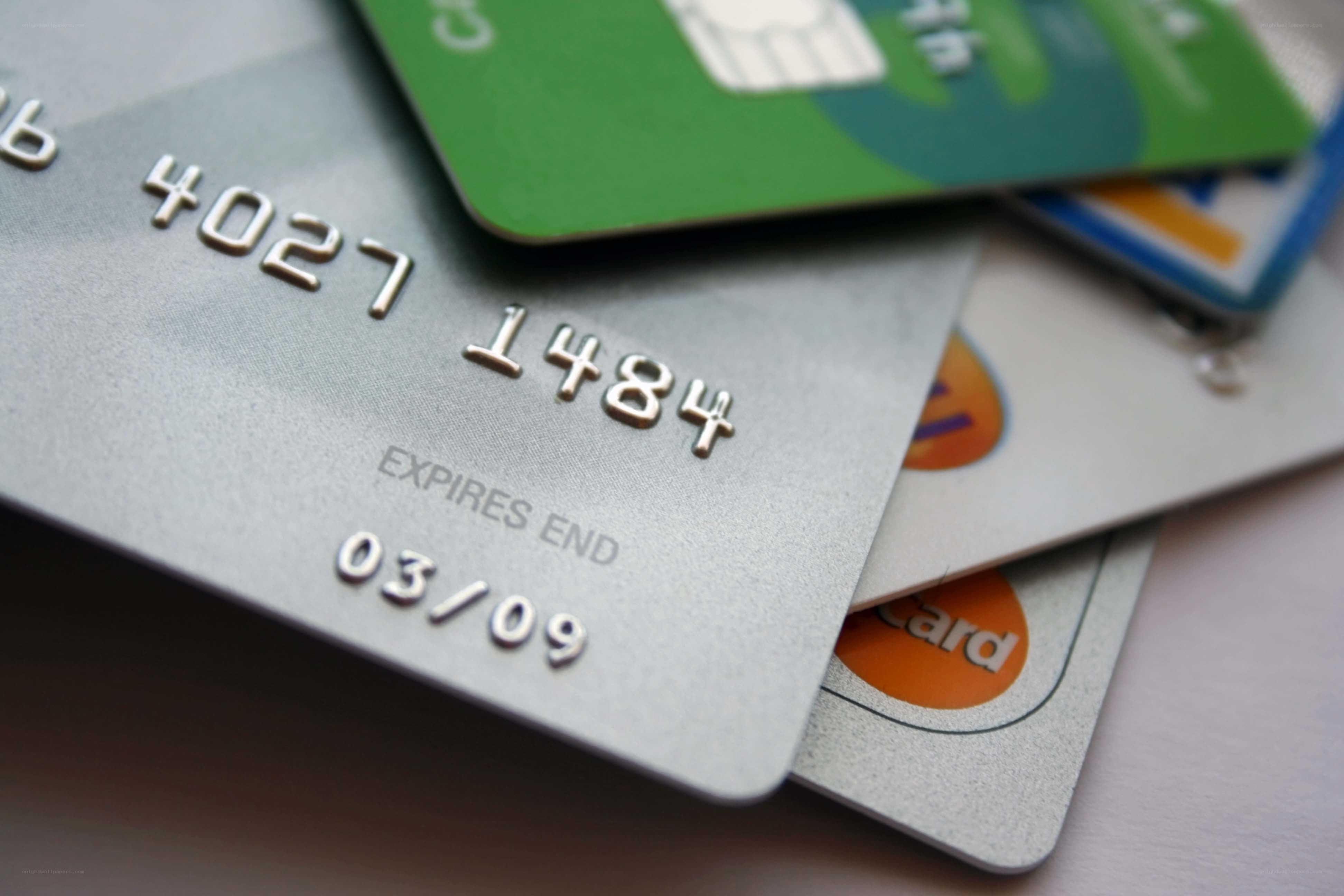 stacked credit cards