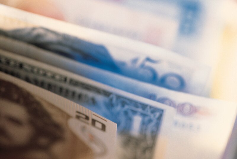 stacked currency bills