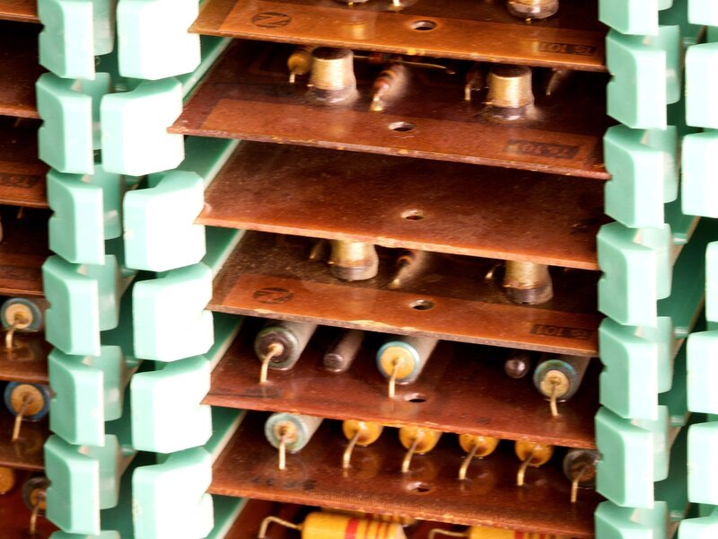 stacked electronic components