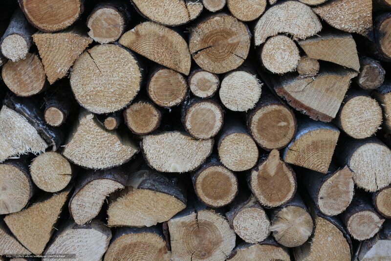 Stacked Firewood Logs — Brown, Neutral, Photograph