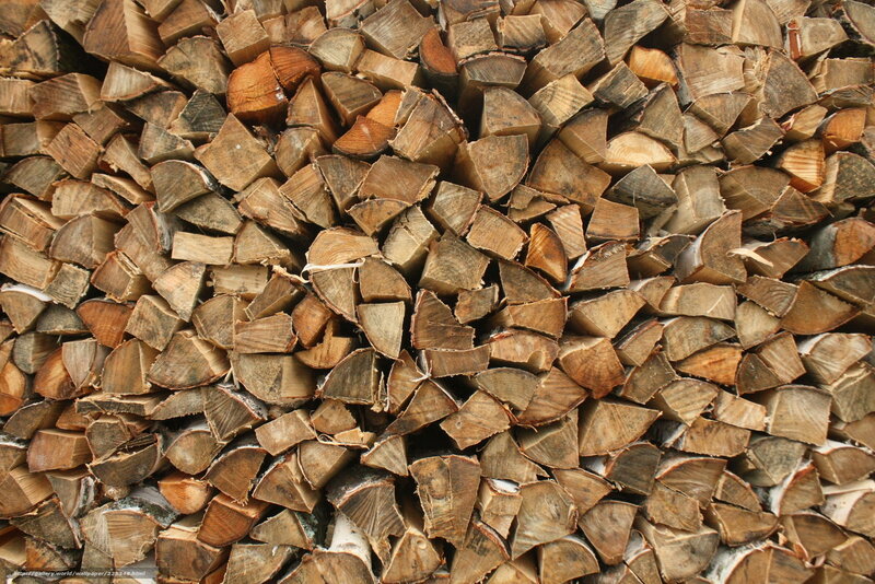 stacked firewood logs
