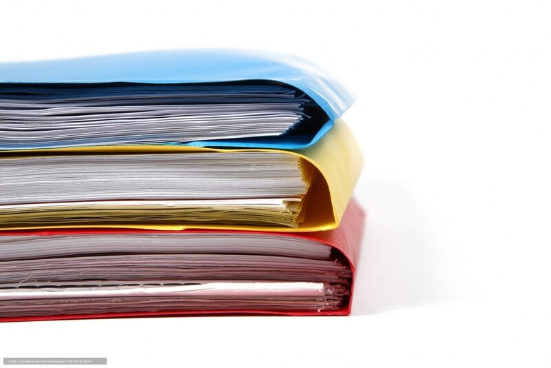 stacked folders with documents