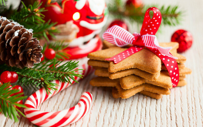Stacked Gingerbread Cookies