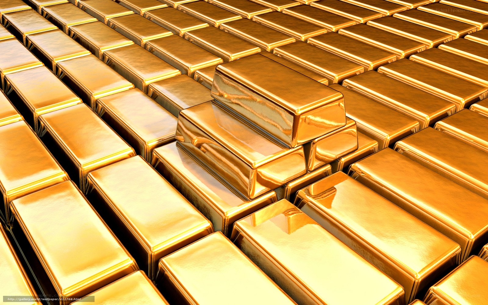 stacked gold bars