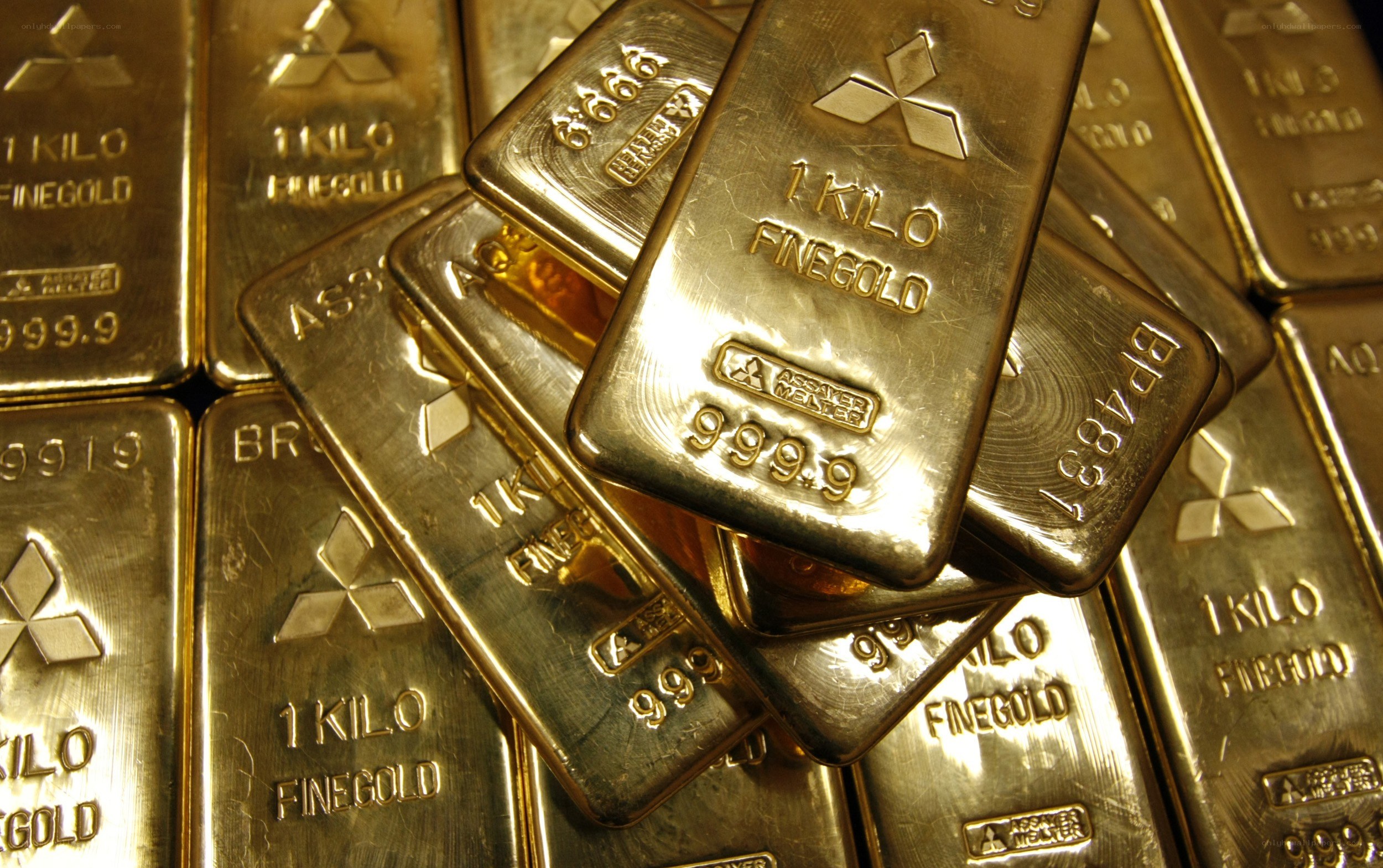 stacked gold bars