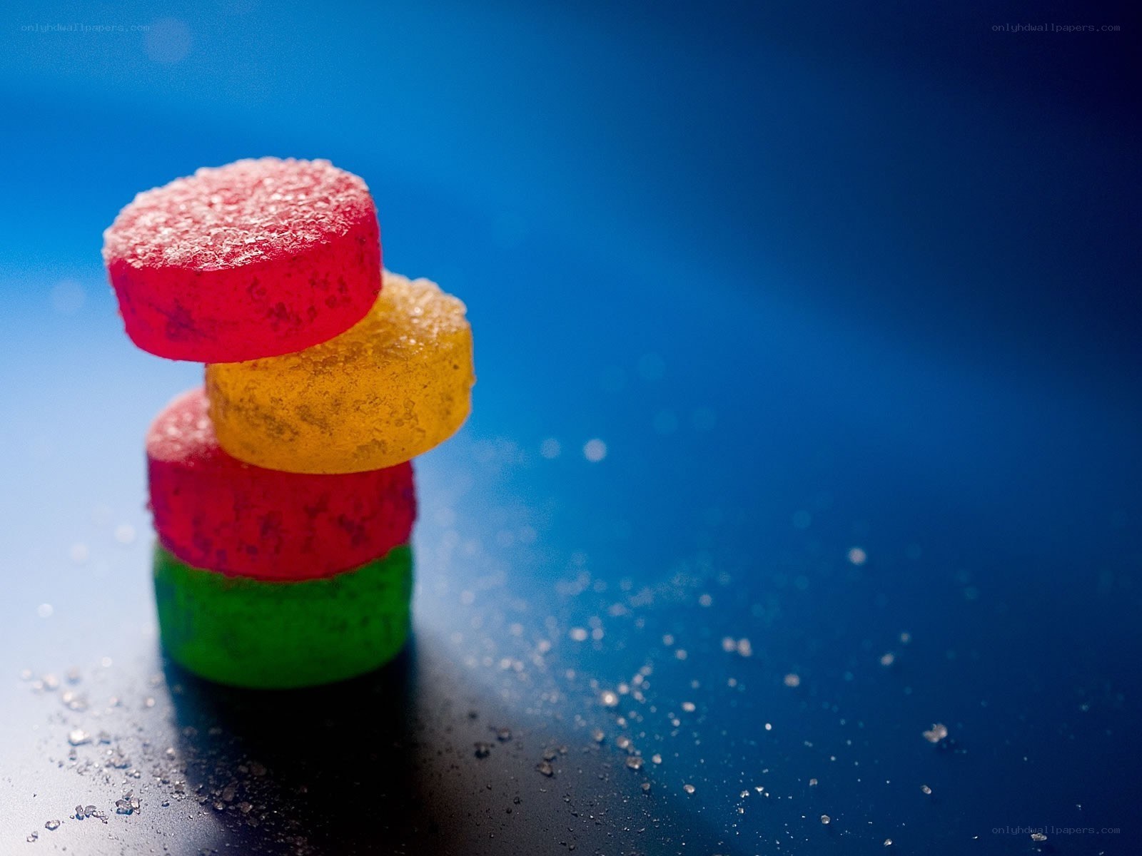 stacked gummy candies
