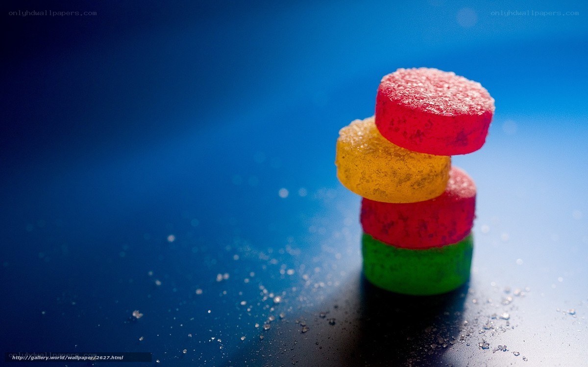stacked gummy candies